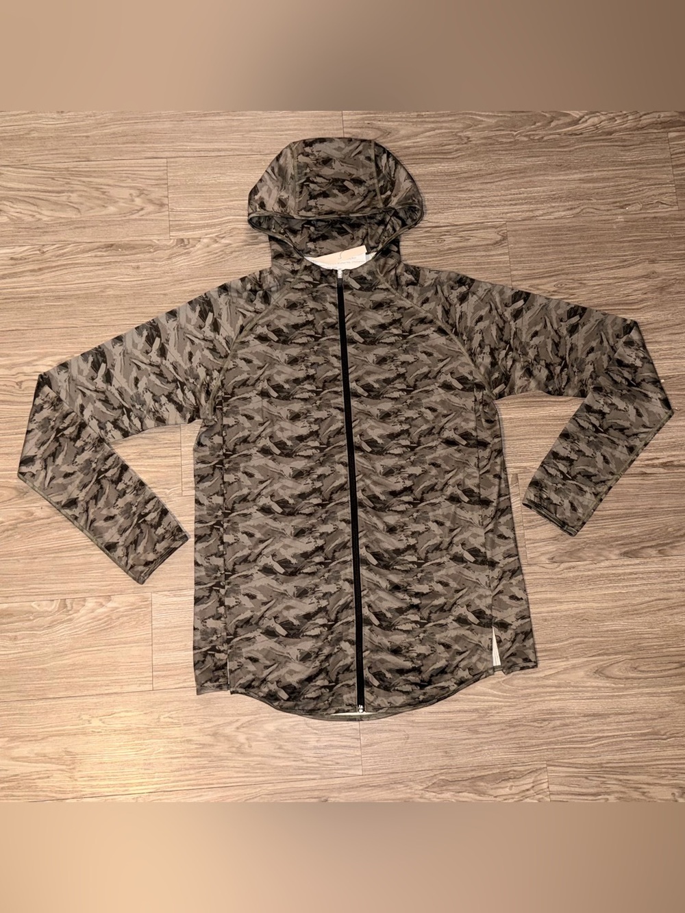 SAMPLE ASRV Full-Zip Drifit Jacket Army Splatter Camo Dark Green Men’s Size M